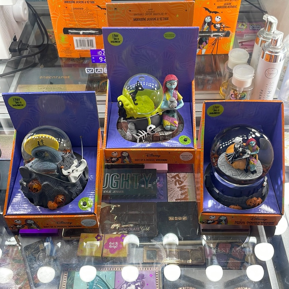 Nightmare Before Christmas Music Globe Collection